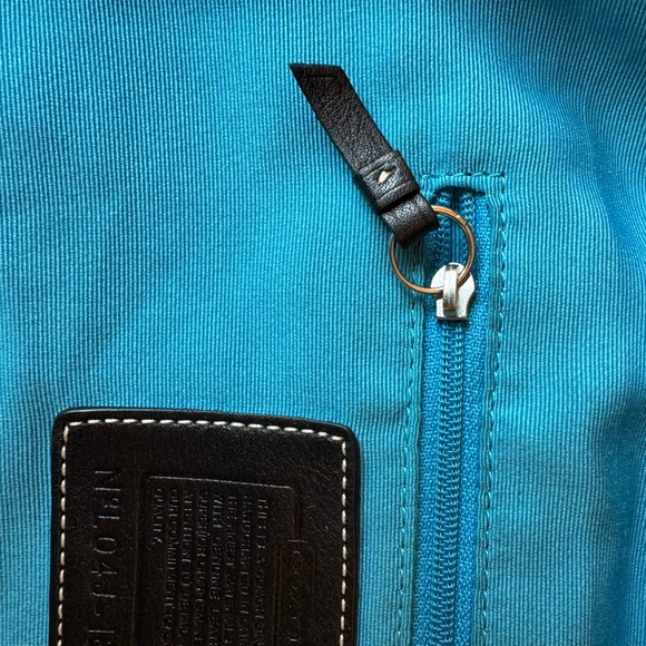 Coach leather and nylon backpack black - Picture 10 of 13